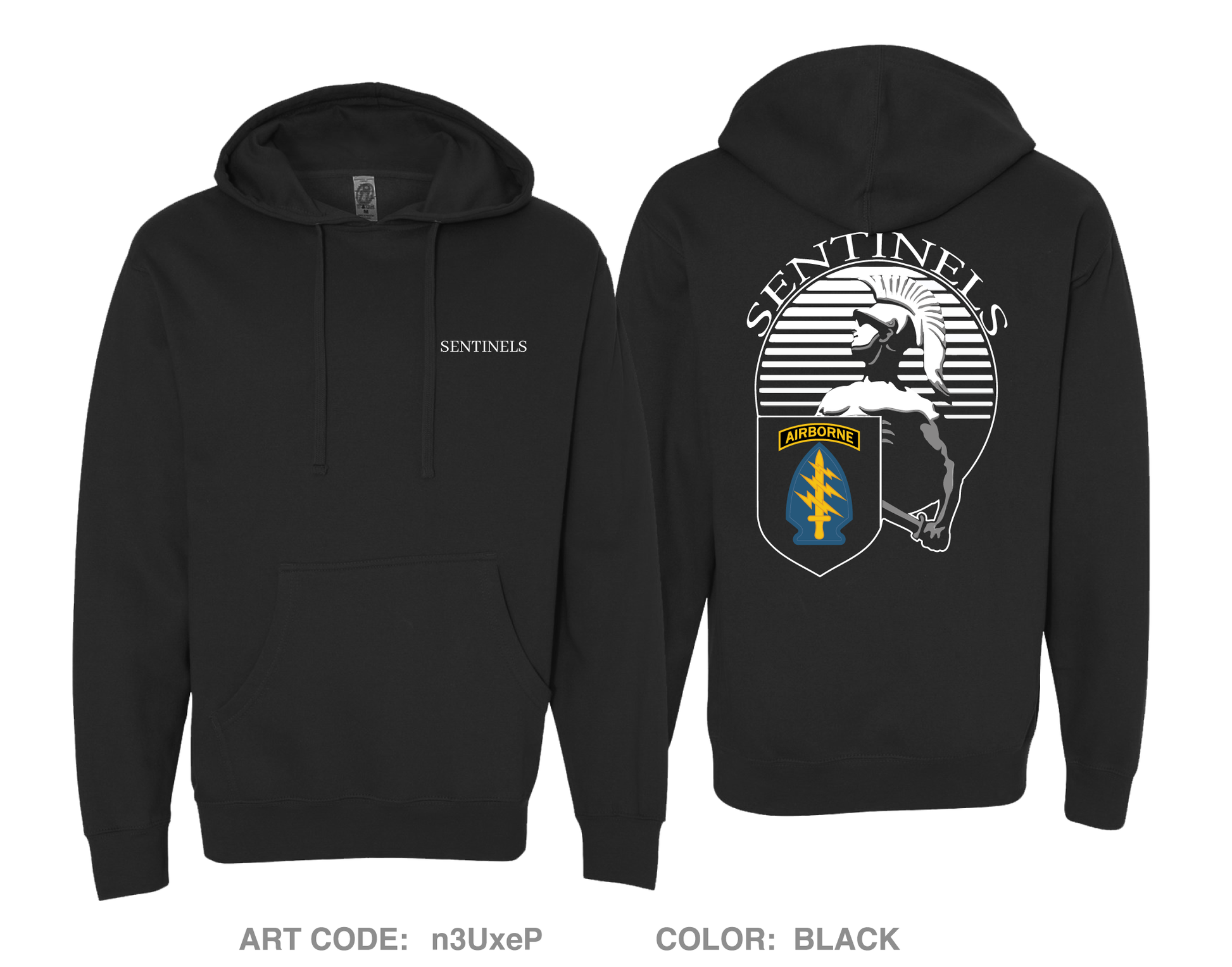528th Sustainment Brigade (SO)(A) Comfort Unisex Hooded Sweatshirt - n3UxeP