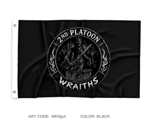 2nd PLT, C co, 1-63 AR BN Wall Flag - MKNjp4