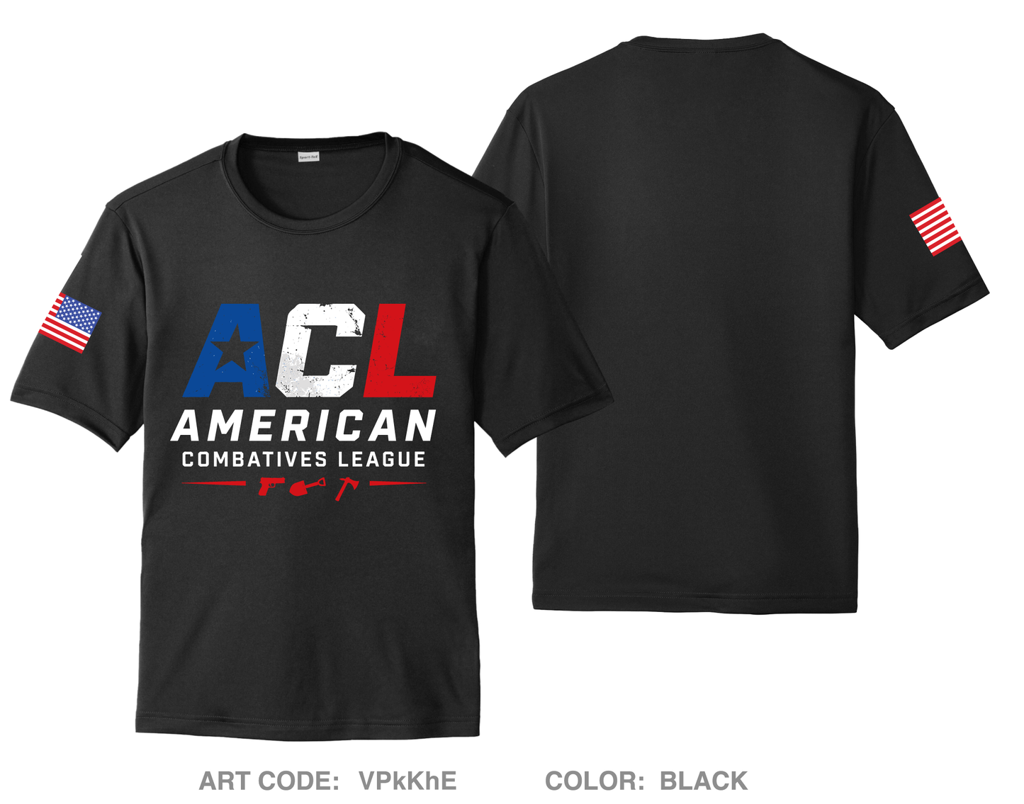 American Combatives League Hi-Tech Performance Unisex SS Tee - VPkKhE