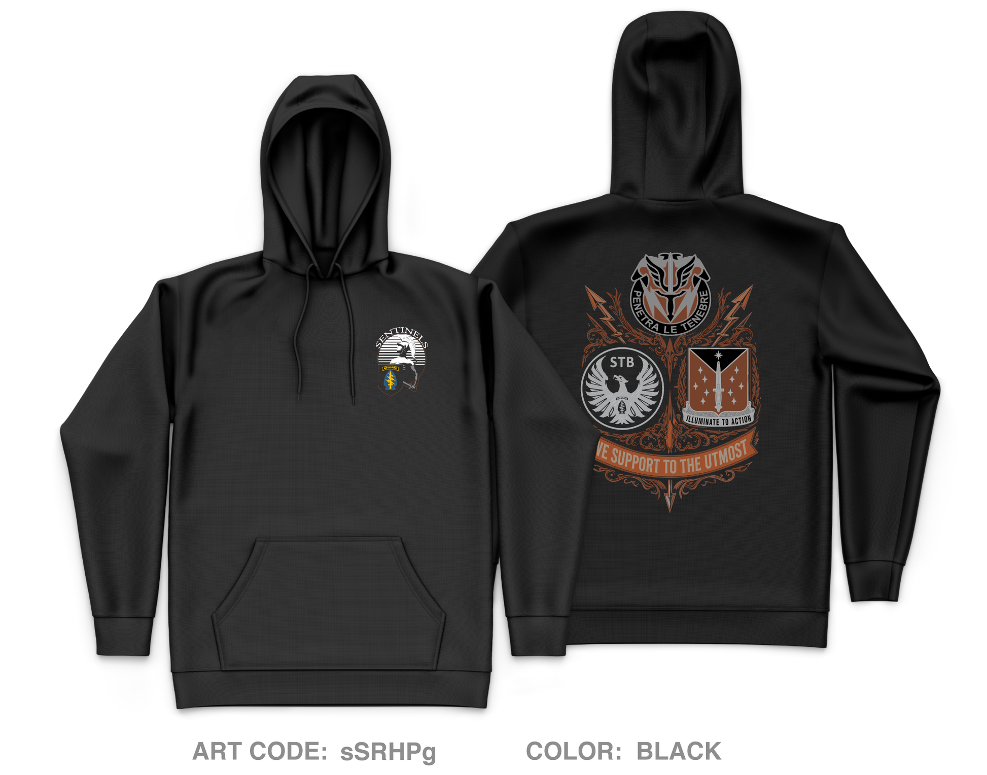528th Sustainment Brigade (SO)(A) Core Men's Hooded Performance Sweatshirt - sSRHPg