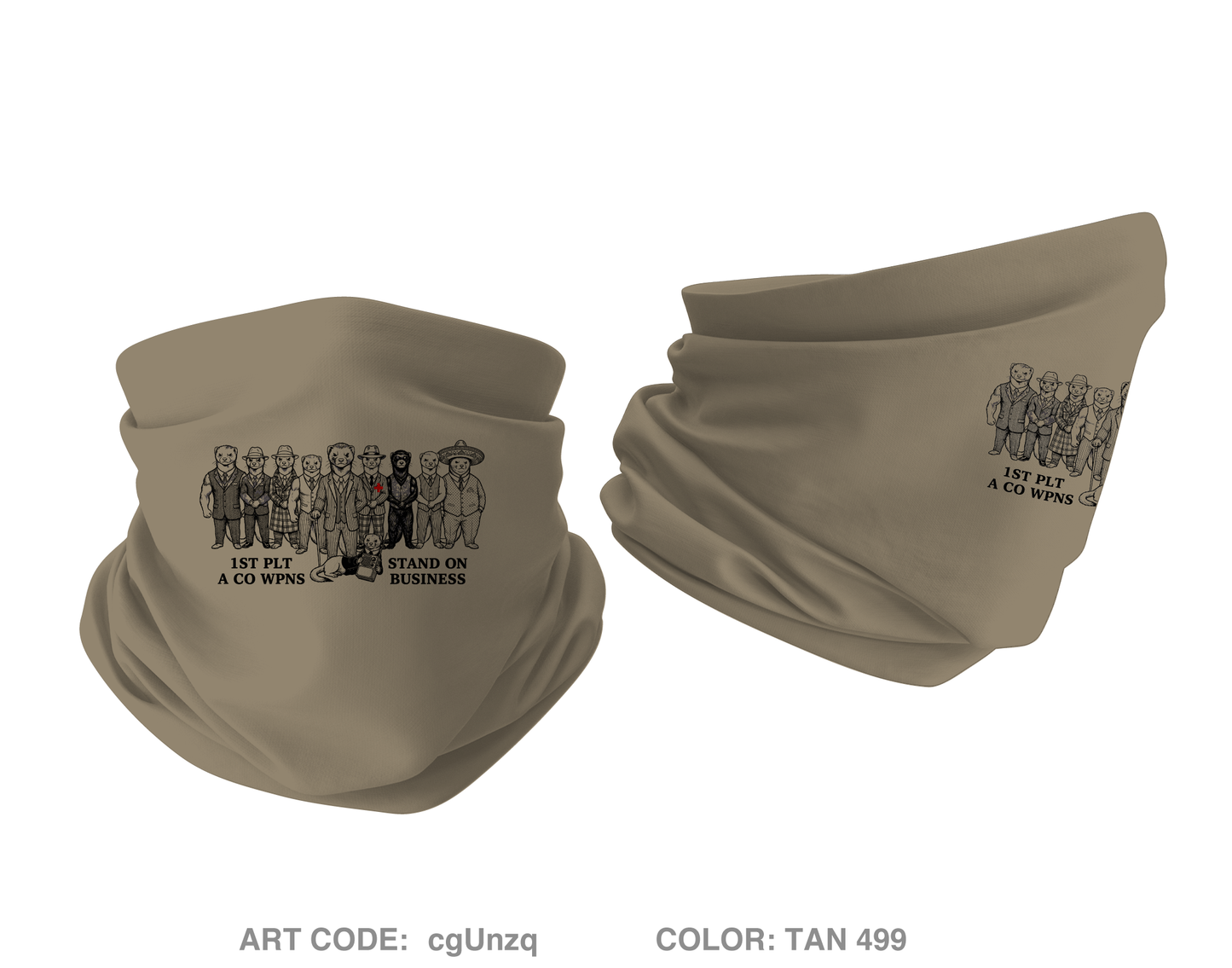 A Co 1st Plt Wpns Gaiter - cgUnzq