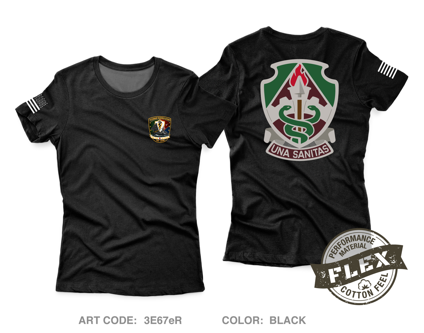 VRA Ft Bragg Core Women's SS Flex Performance Tee - 3E67eR