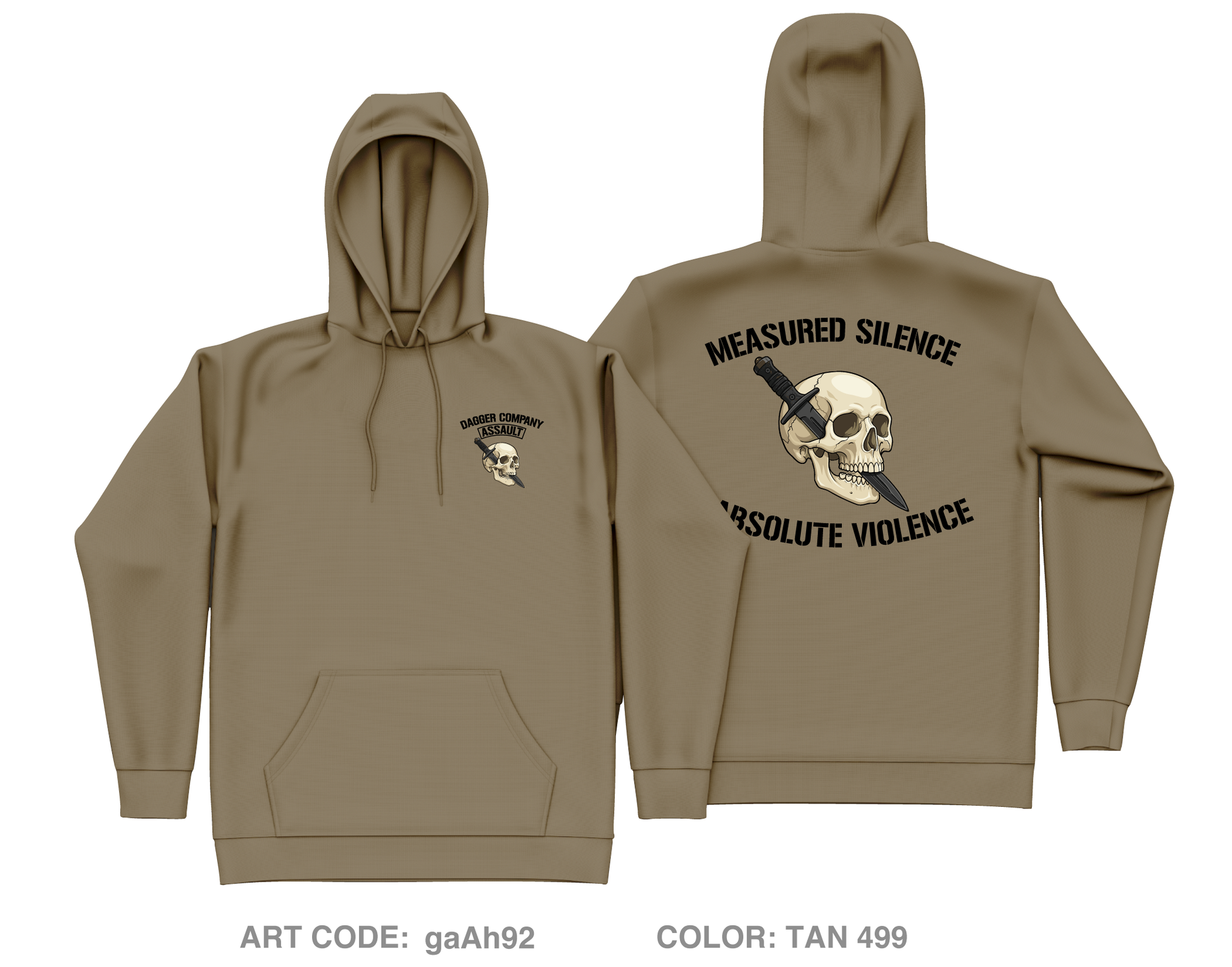 Dagger Company, 1-161 IN Core Men's Hooded Performance Sweatshirt - gaAh92