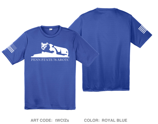 PSU76AROTC Hi-Tech Performance Unisex SS Tee - tWCfZs