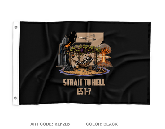 MESG-2 DET BAH ESIT7 Wall Flag - aLh2Lb