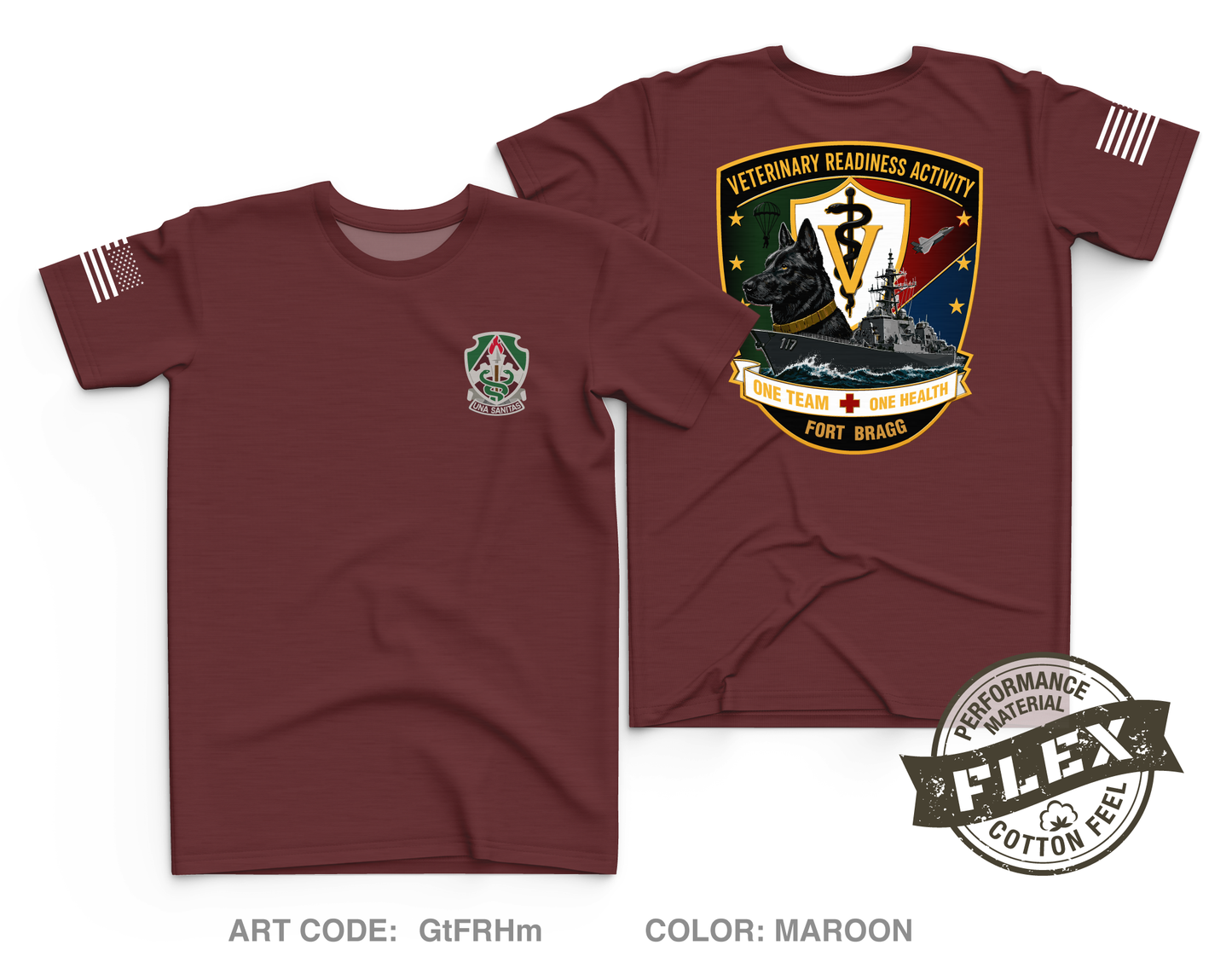 VRA Ft Bragg Core Men's SS Flex Performance Tee - GtFRHm