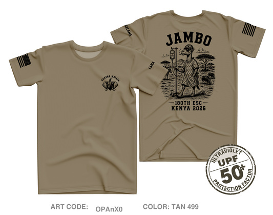 180th ESC Store 2 Core Men's UPF 50+ Performance SS Tee - OPAnX0