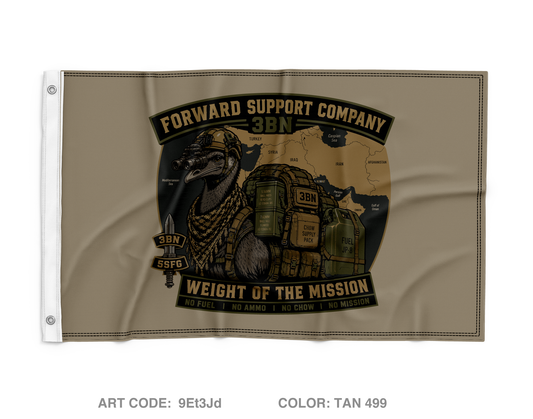 3BN, 5 SFG Wall Flag - 9Et3Jd