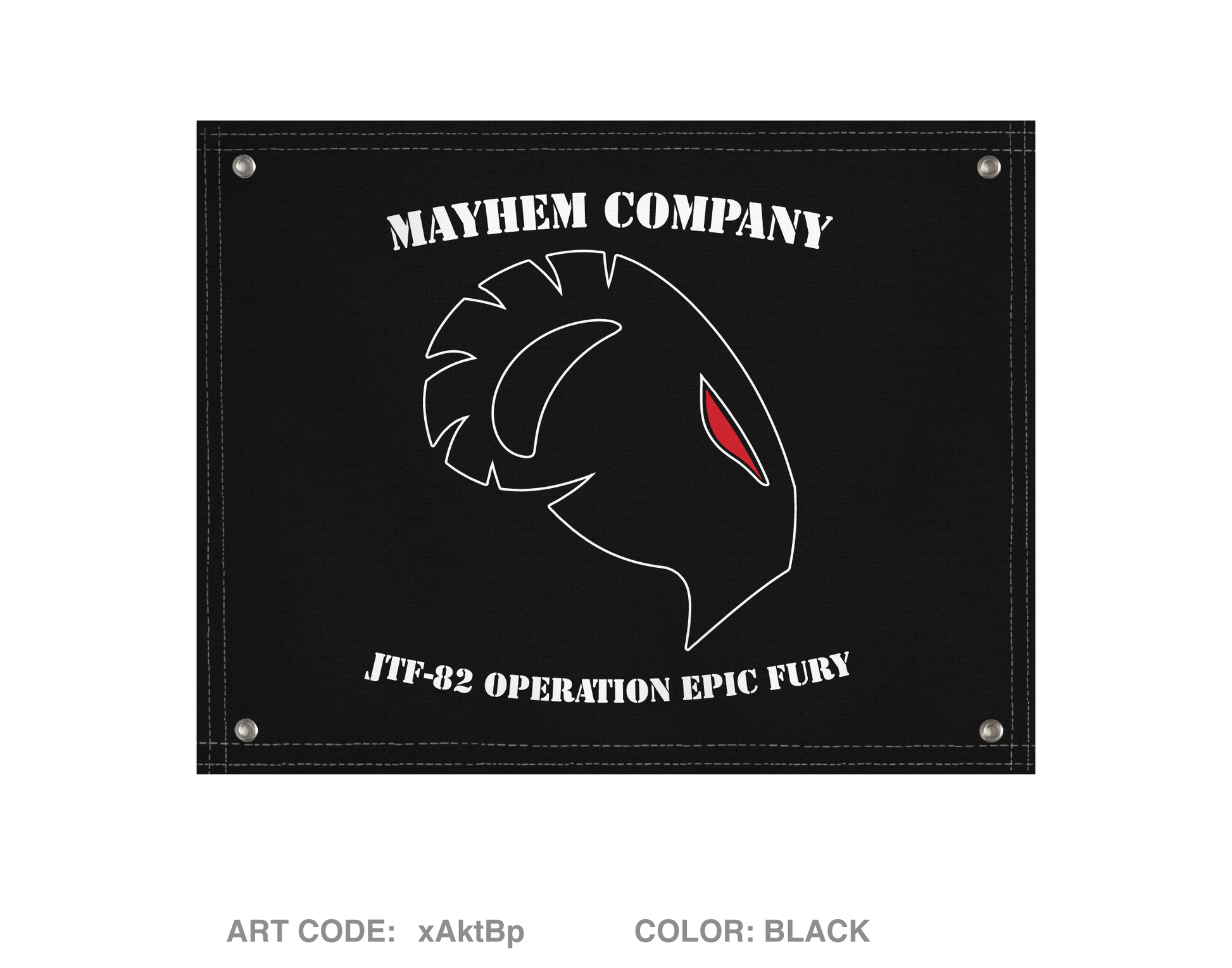 Mayhem Company Banner Flag - xAktBp