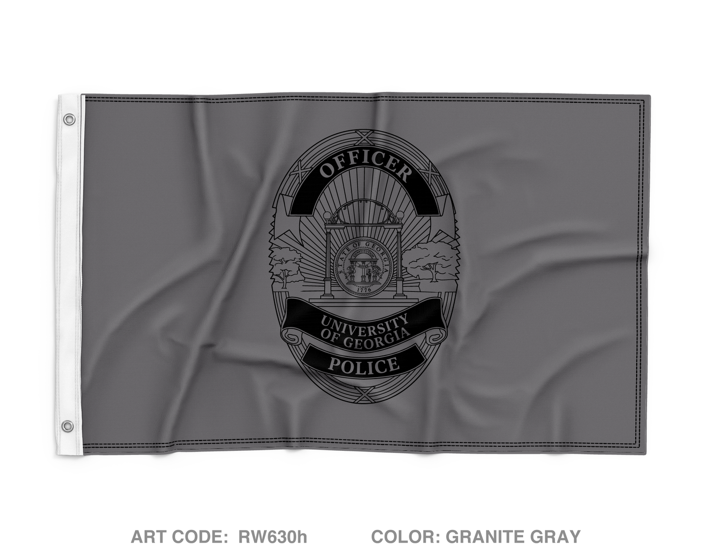 University of Georgia Police Department Wall Flag - RW630h