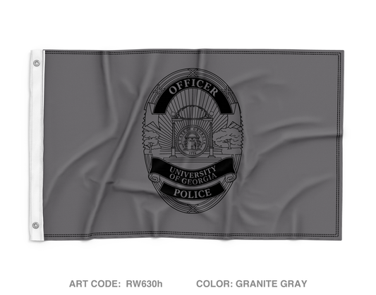 University of Georgia Police Department Wall Flag - RW630h