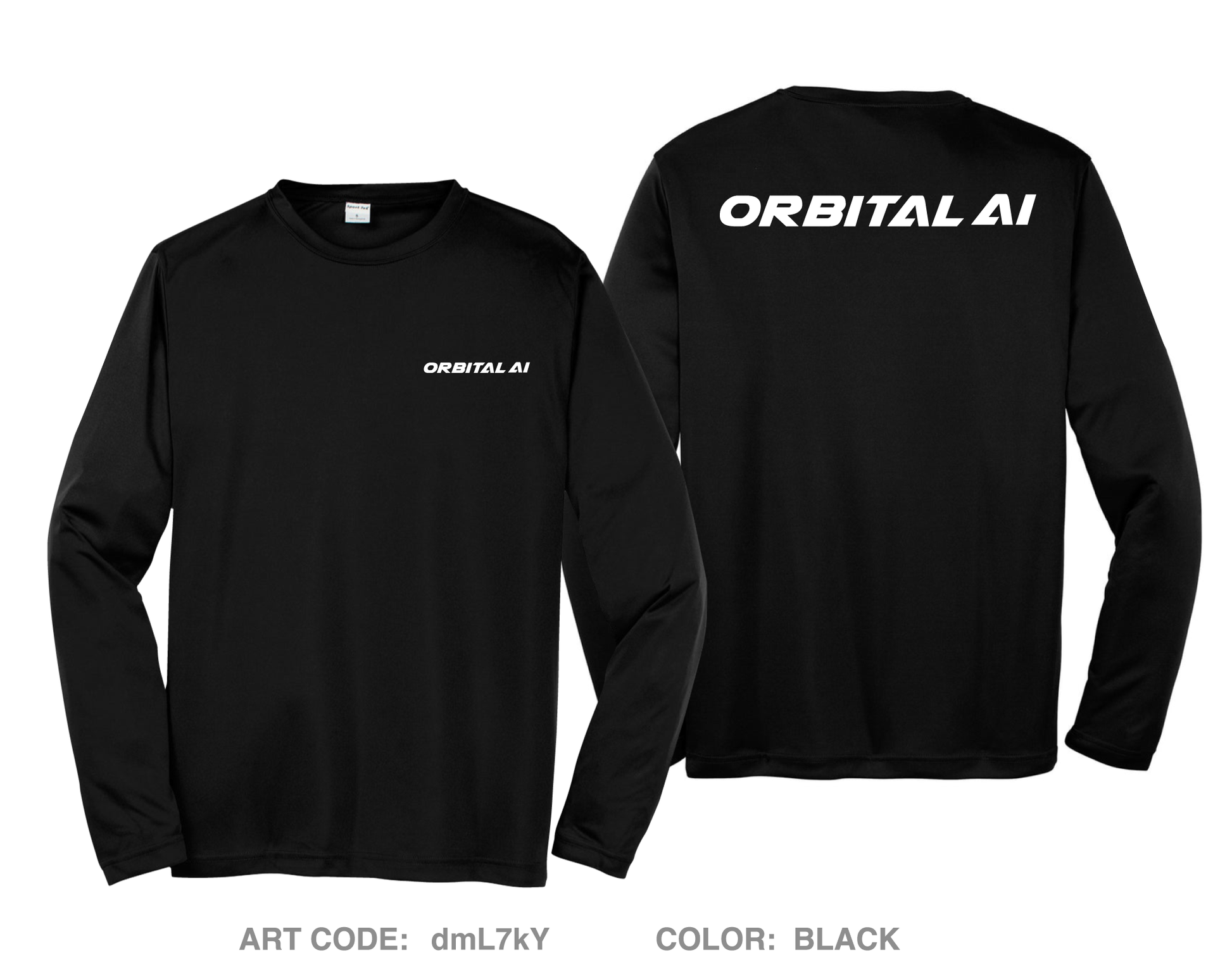 Orbital AI Hi-Tech Performance Unisex LS Tee - dmL7kY