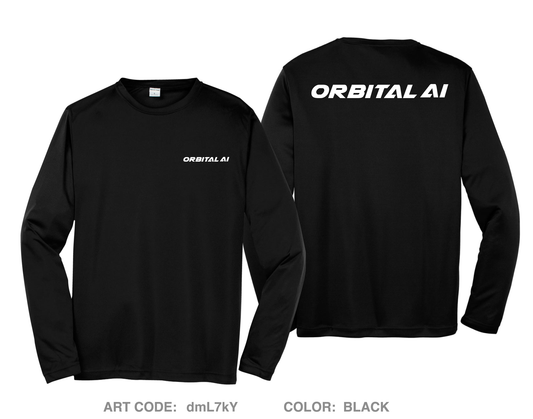 Orbital AI Hi-Tech Performance Unisex LS Tee - dmL7kY