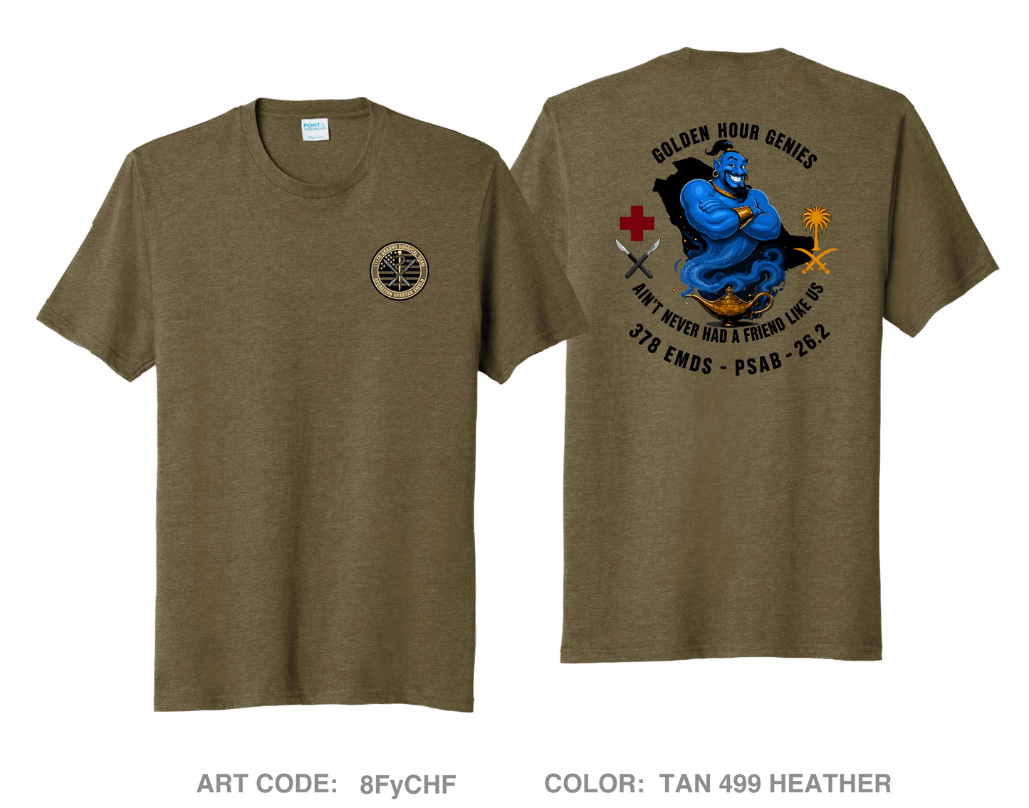 111th Ground Surgical Team Comfort Unisex Triblend SS Tee - 8FyCHF