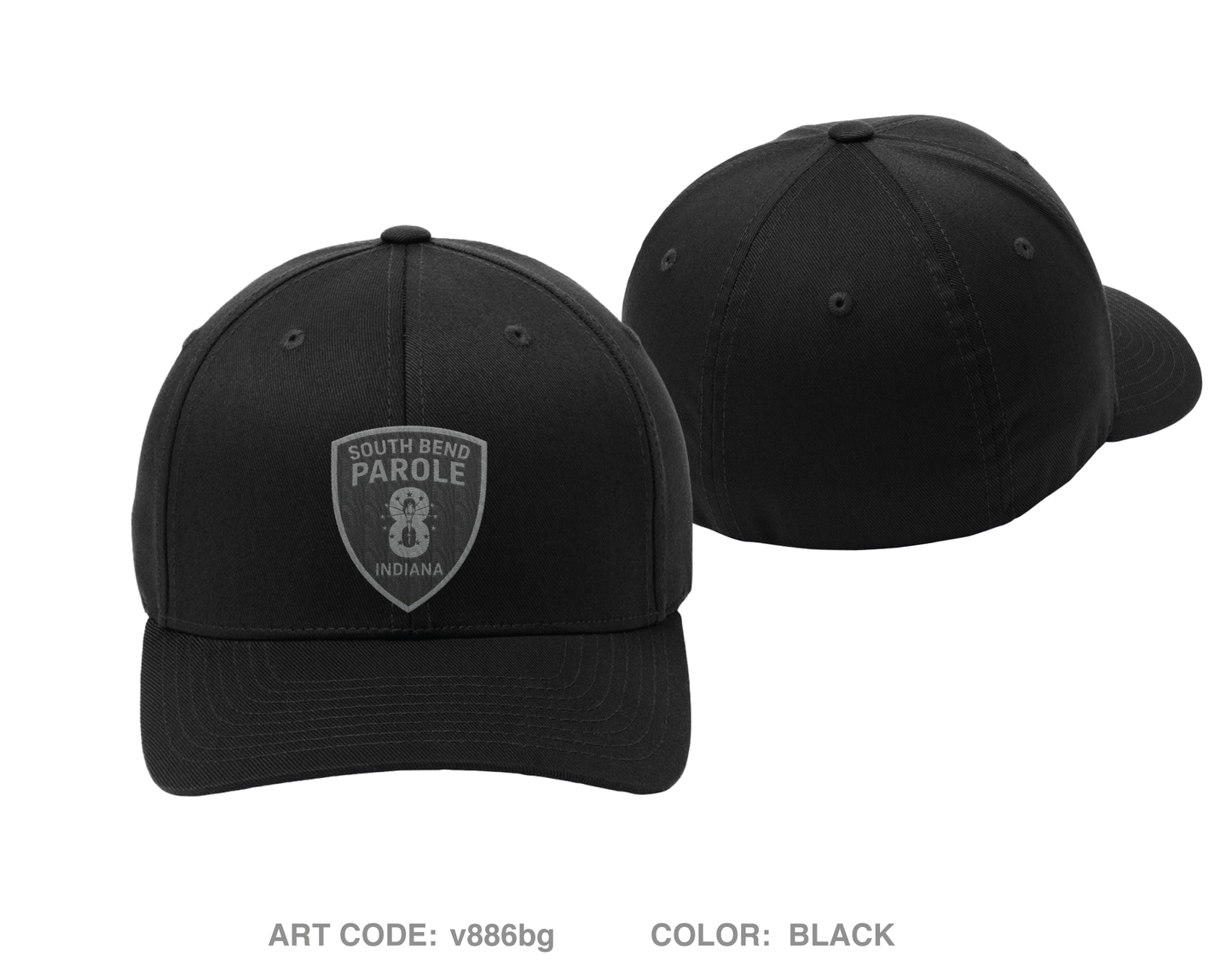 South Bend Parole Embroidered Flexfit Cap - v886bg