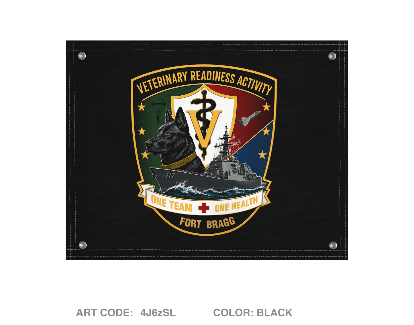 VRA Ft Bragg Banner Flag - 4J6zSL