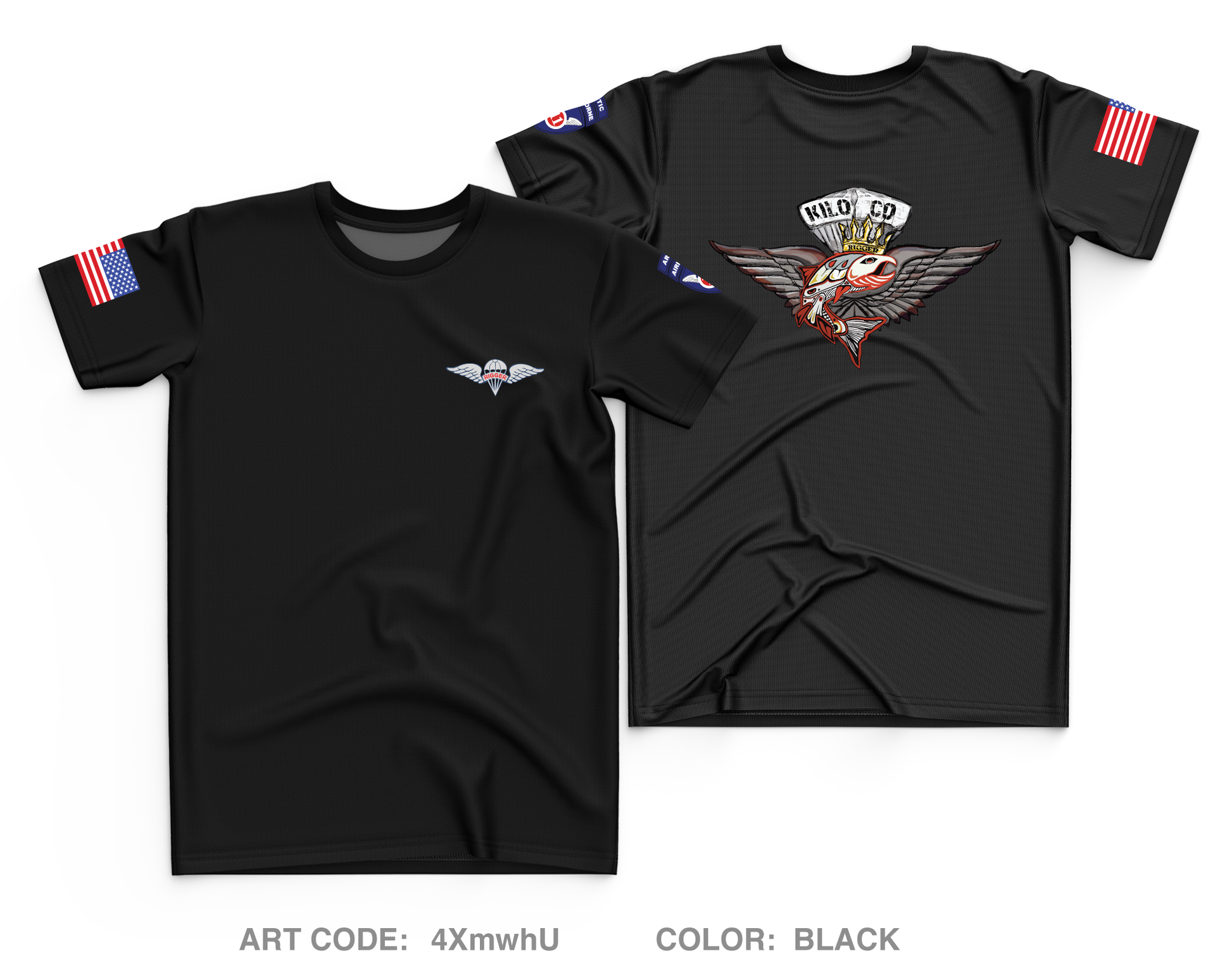 725BSB KILO COMPANY Core Men's SS Performance Tee - 4XmwhU