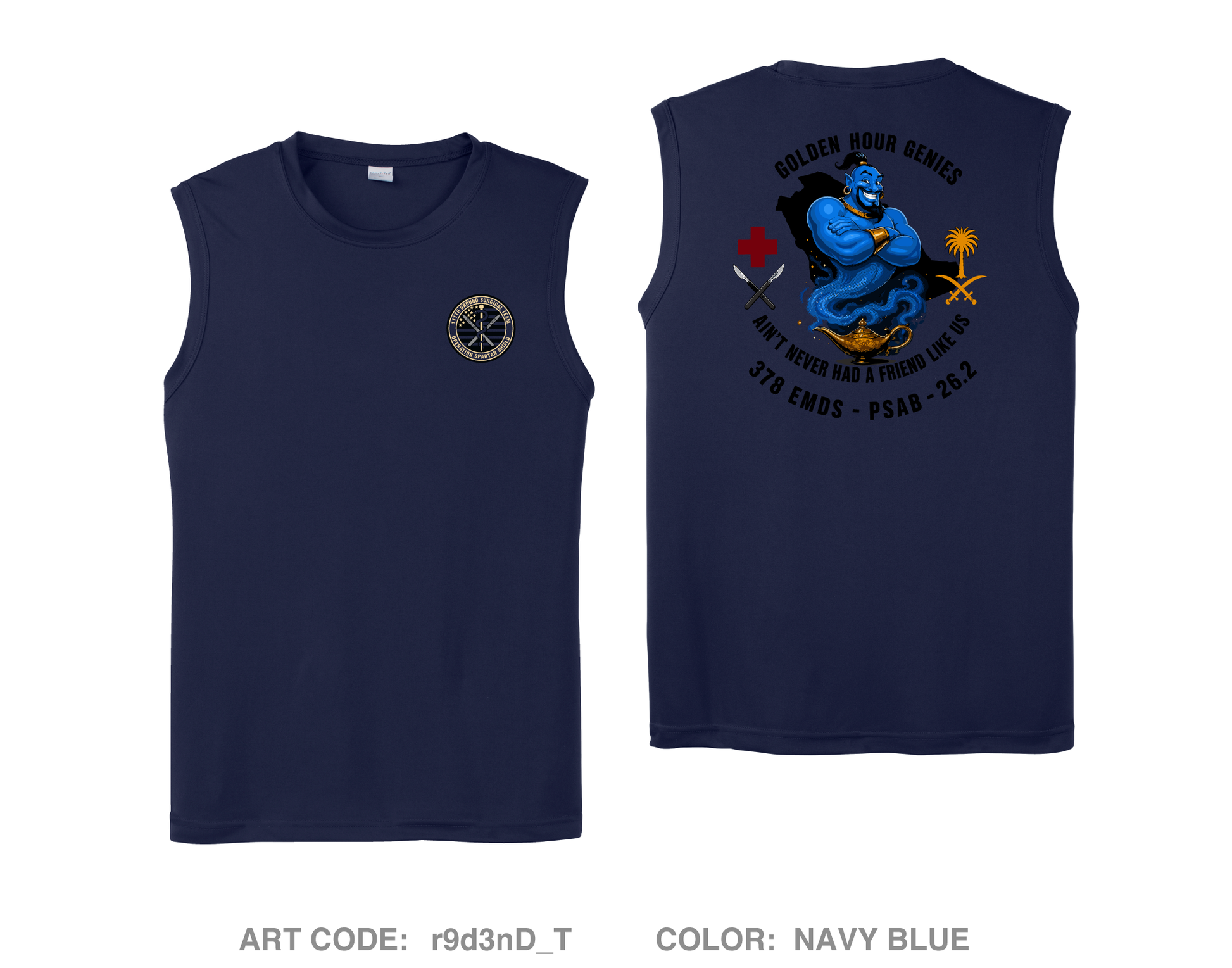 111th Ground Surgical Team Hi-Tech Performance Tank Top - r9d3nD_T