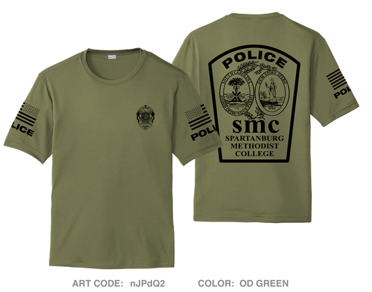 Spartanburg Methodist College Police Hi-Tech Performance Unisex SS Tee - nJPdQ2