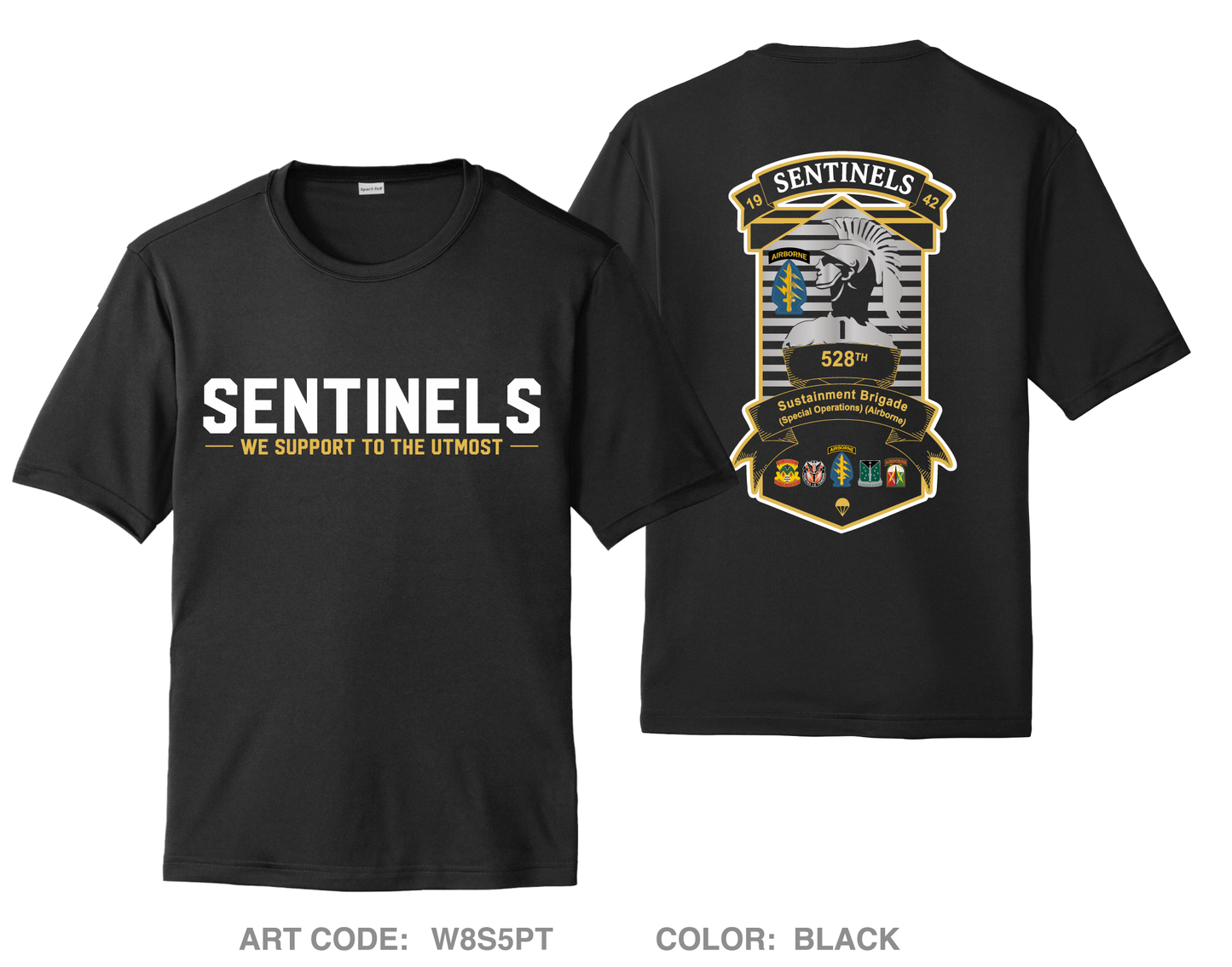 528th Sustainment Brigade (SO)(A) Hi-Tech Performance Unisex SS Tee - W8S5PT
