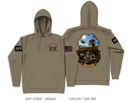 310th Military Police Battalion Core Men's Hooded Performance Sweatshirt - HtQk8Y