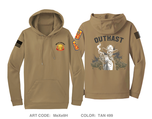 5-4 ADAR 2nd PLT ALPHA BTTRY Fundraising Collection Hi-Tech Performance Hoodie - MeXe9H