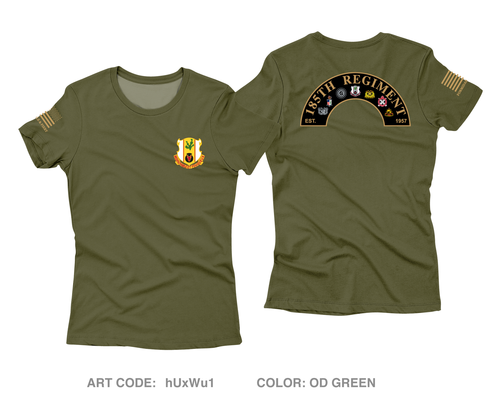185th RTI (IOWA) Core Women's SS Performance Tee - hUxWu1