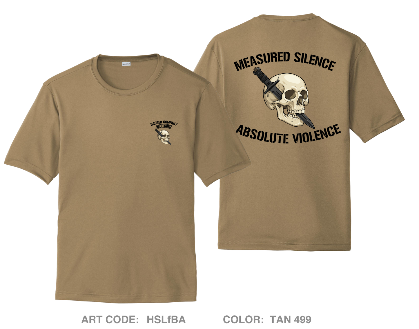 Dagger Company, 1-161 IN Hi-Tech Performance Unisex SS Tee - HSLfBA