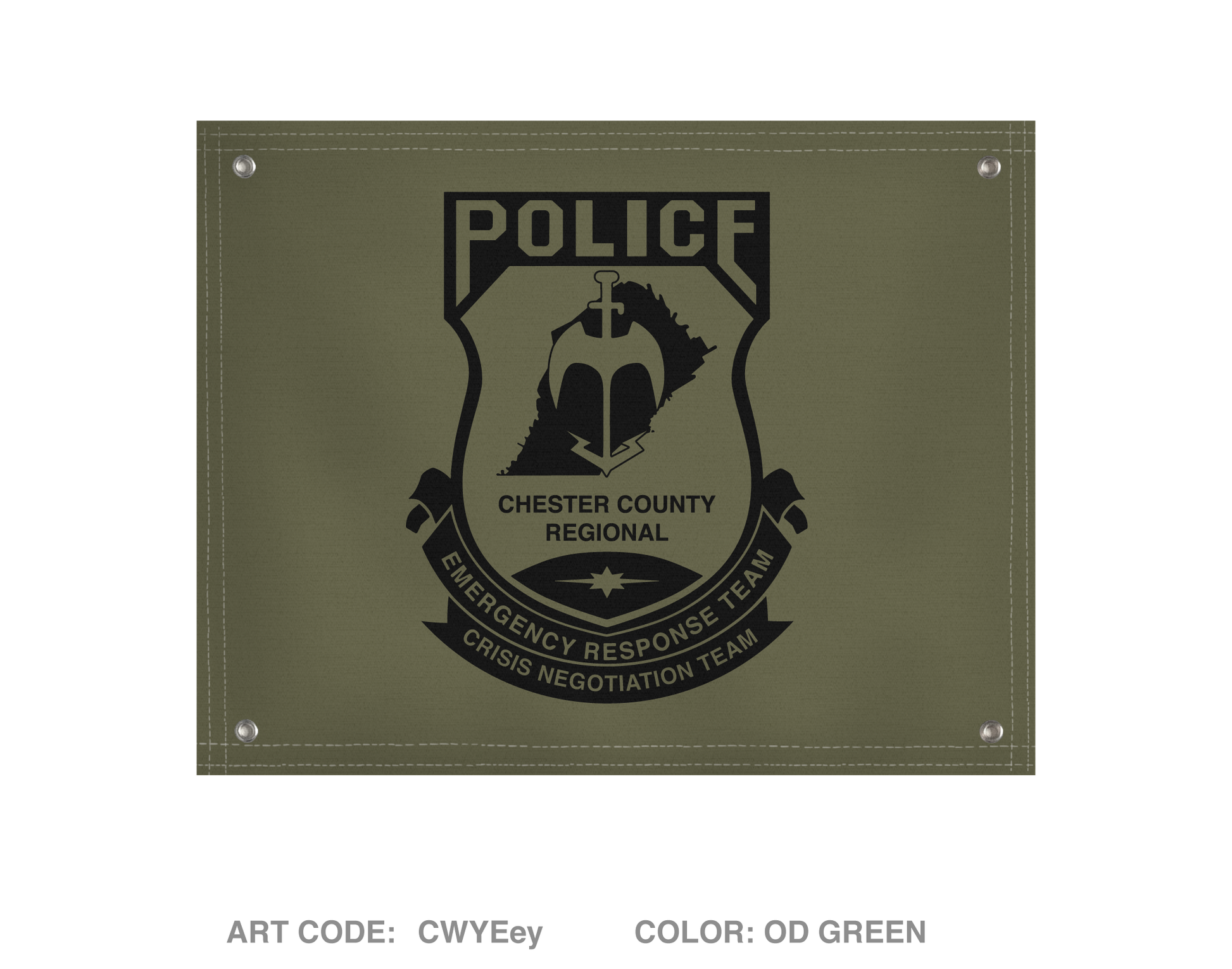 CCRERT CNT Banner 8x12 inch - CWYEey
