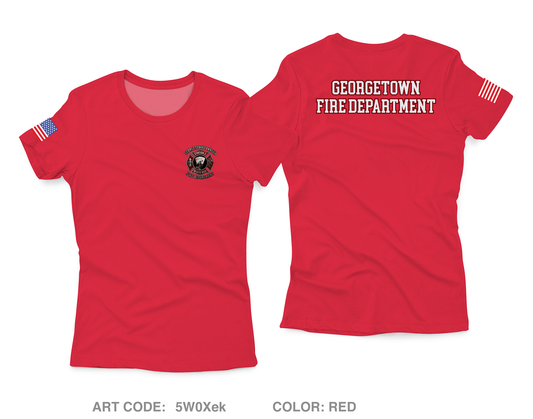 GTFD Station 2 Fundraising Collection Core Women's SS Performance Tee - 5W0Xek