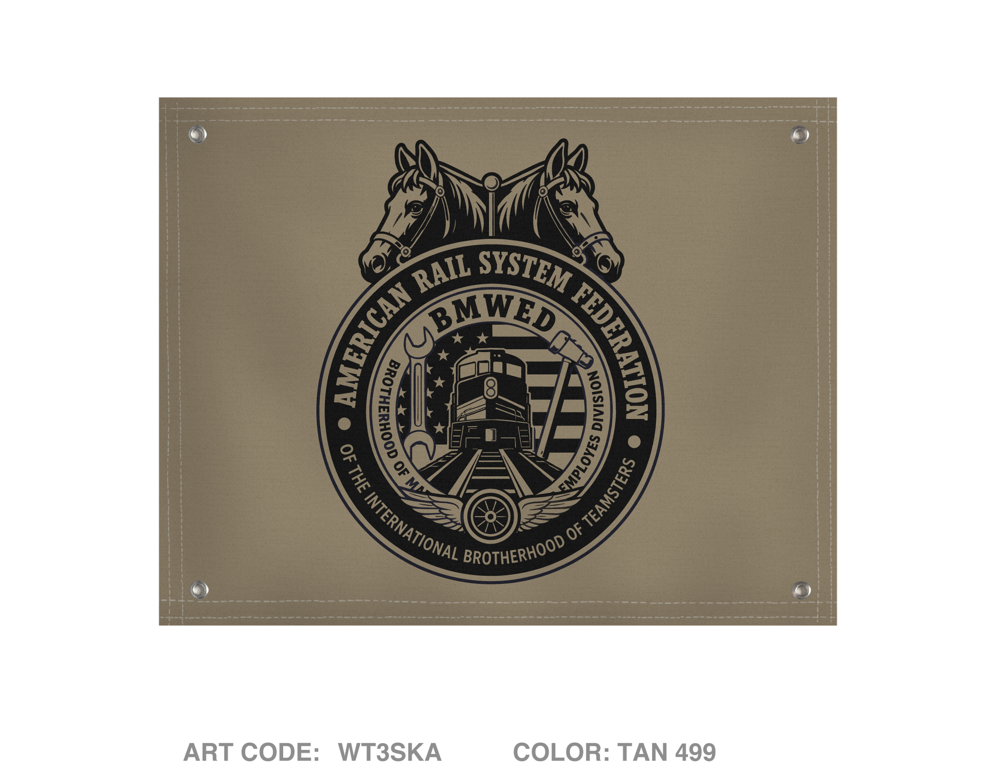 International Brotherhood of Teamsters (IBT) Banner Flag - WT3SKA