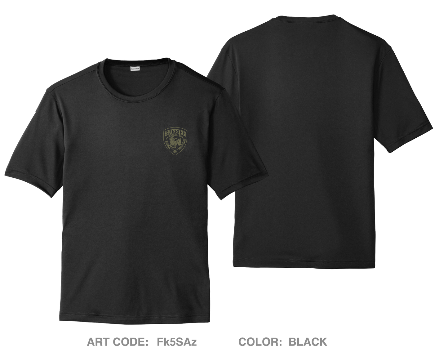 Wetzel County Sheriff's Office SRT Hi-Tech Performance Unisex SS Tee - Fk5SAz