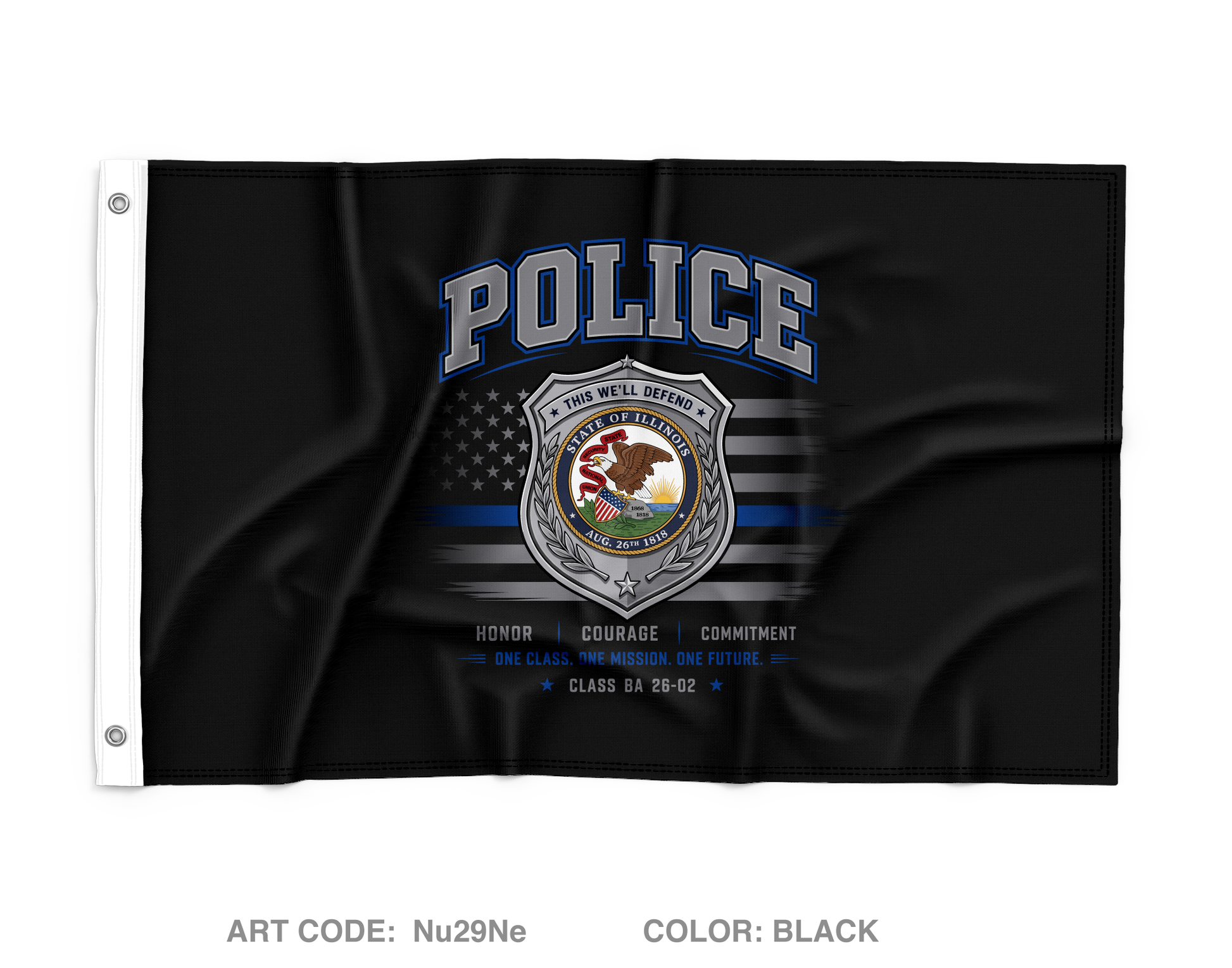 Class BA 26-02 Wall Flag - Nu29Ne