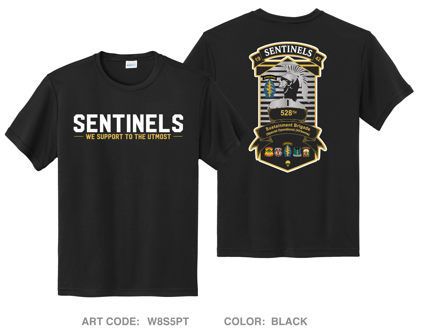 528th Sustainment Brigade (SO)(A) Hi-Tech Performance Unisex Youth SS Tee - W8S5PT_Y
