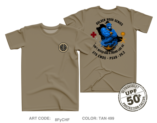 111th Ground Surgical Team Core Men's UPF 50+ Performance SS Tee - 8FyCHF