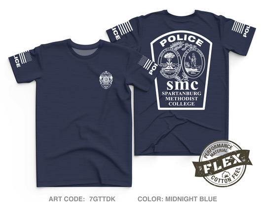 Spartanburg Methodist College Police Core Men's SS Flex Performance Tee - 7GTTDK