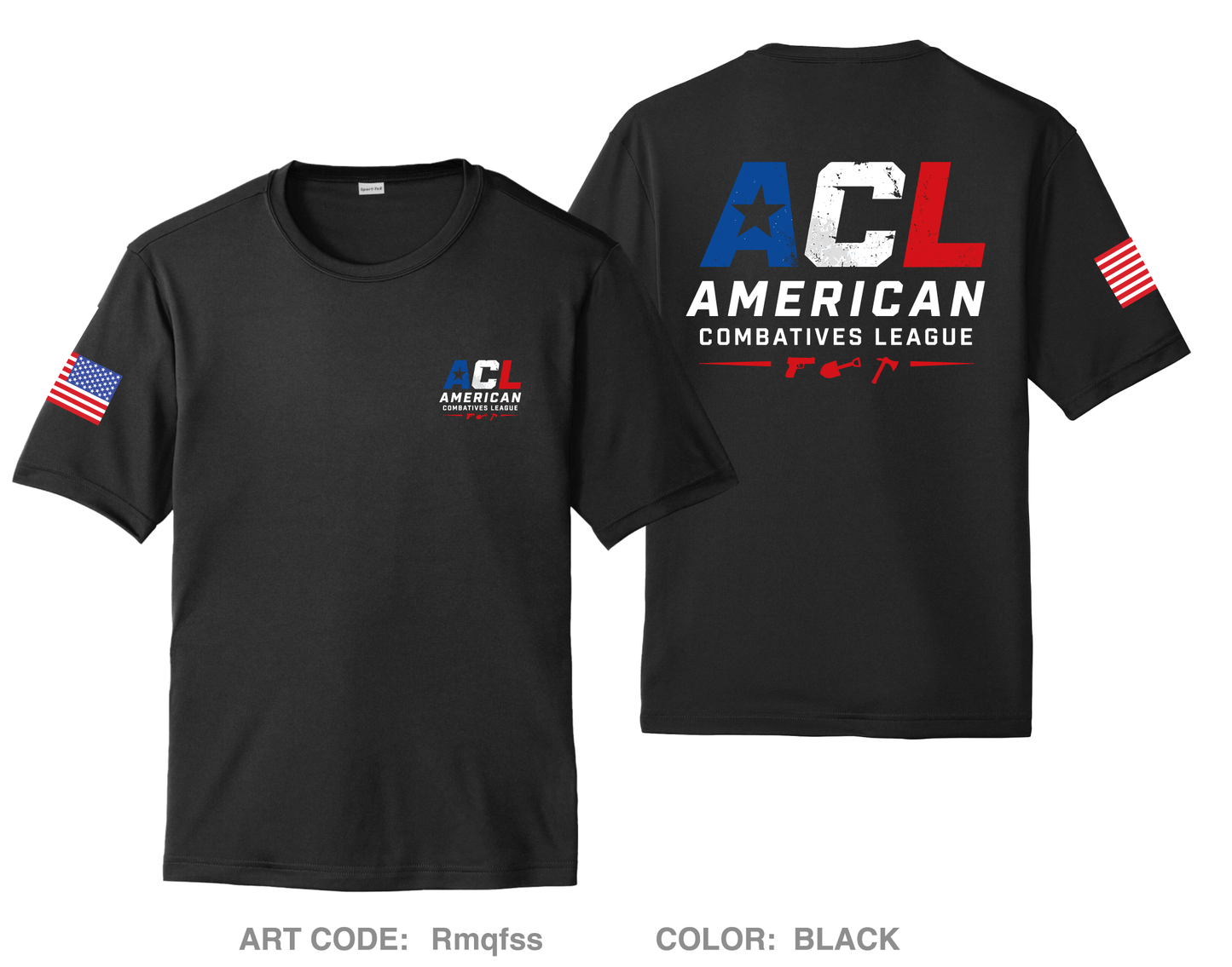 American Combatives League Hi-Tech Performance Unisex SS Tee - Rmqfss