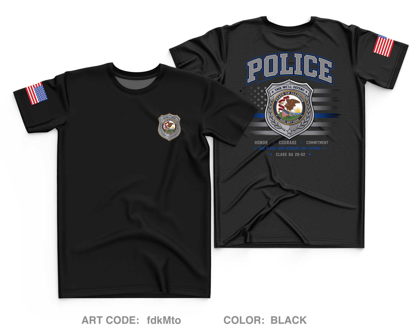 Class BA 26-02 Core Men's SS Performance Tee - fdkMto