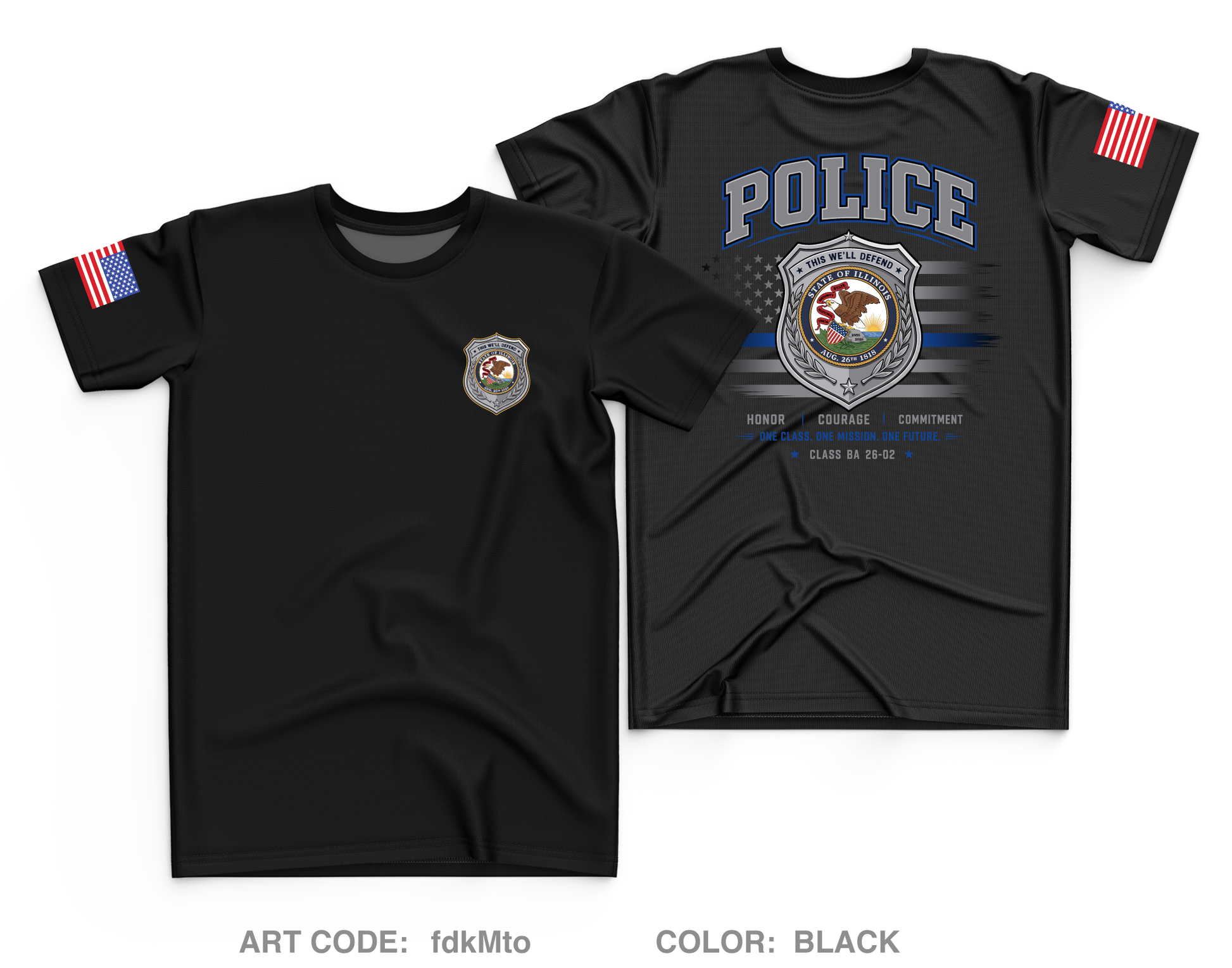 Class BA 26-02 Core Men's SS Performance Tee - fdkMto