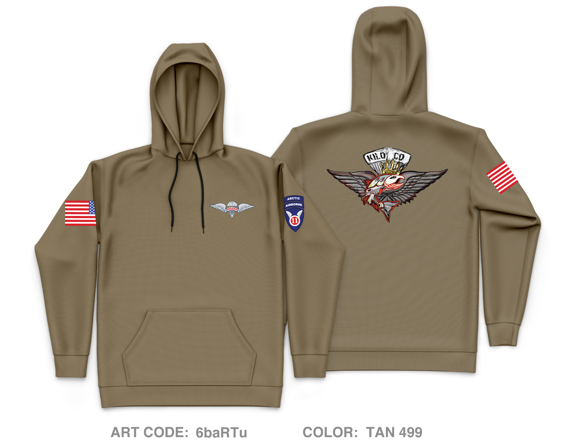 725BSB KILO COMPANY Core Men's Hooded Performance Sweatshirt - 6baRTu
