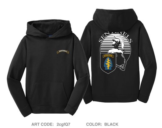 528th Sustainment Brigade (SO)(A) Hi-Tech Performance Unisex Youth Hoodie - 2cgfQ7_Y