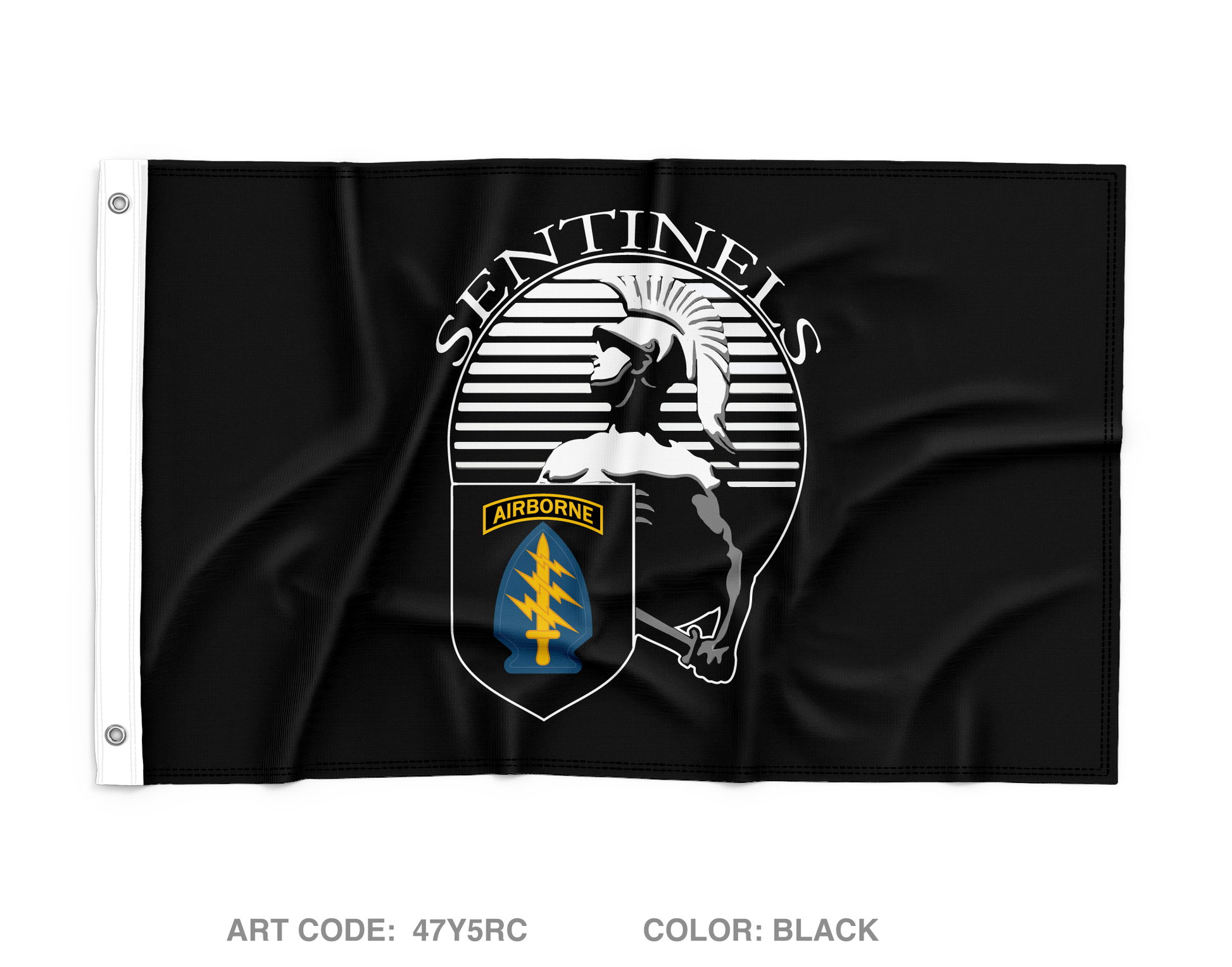 528th Sustainment Brigade (SO)(A) Wall Flag - 47Y5RC