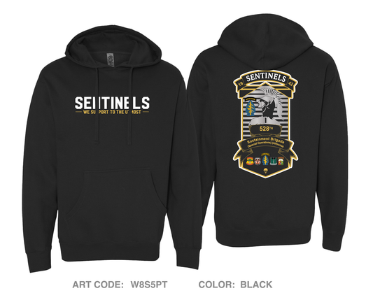 528th Sustainment Brigade (SO)(A) Comfort Unisex Hooded Sweatshirt - W8S5PT