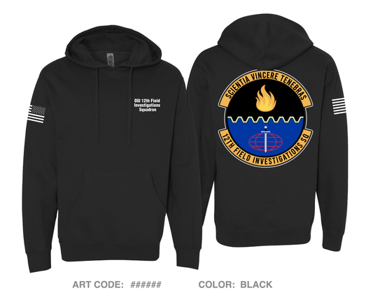 OSI 12 FIS Comfort Unisex Hooded Sweatshirt - 7aqm8x