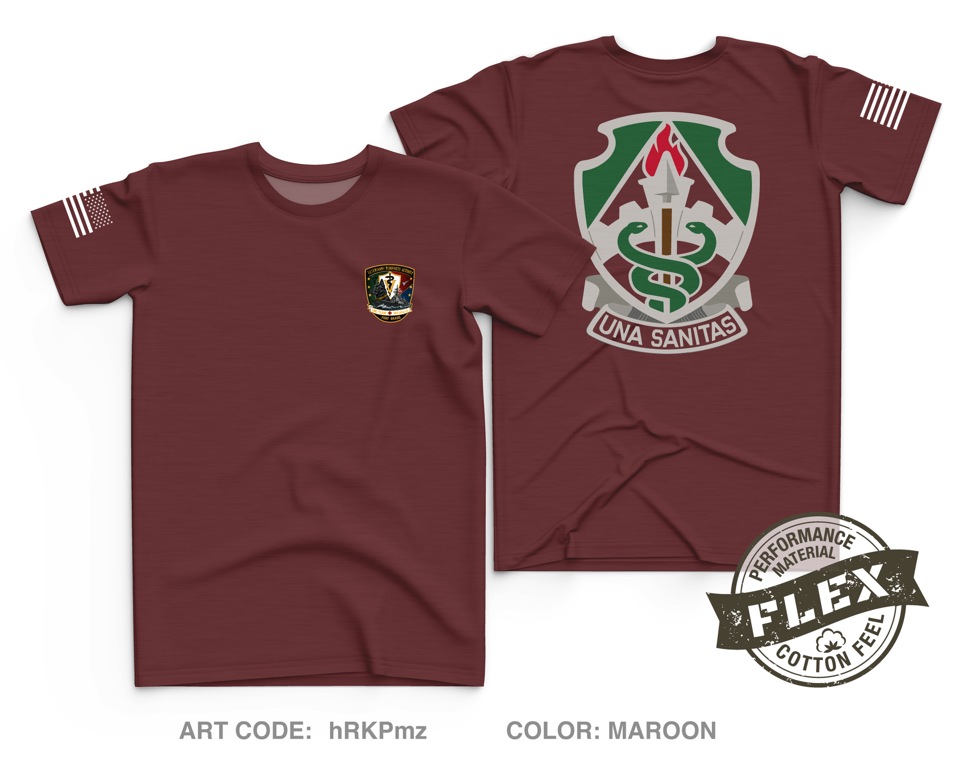 VRA Ft Bragg Core Men's SS Flex Performance Tee - hRKPmz