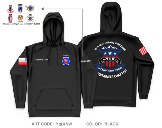 CUSTOM Mountaineer Agcra Core Men's Hooded Performance Sweatshirt - YqBrNW