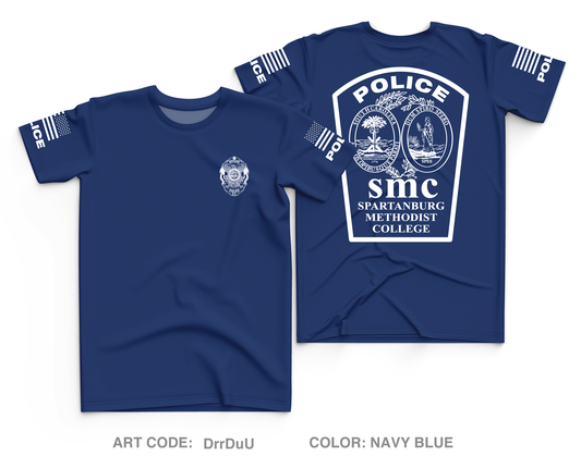 Spartanburg Methodist College Police Core Men's SS Performance Tee - DrrDuU