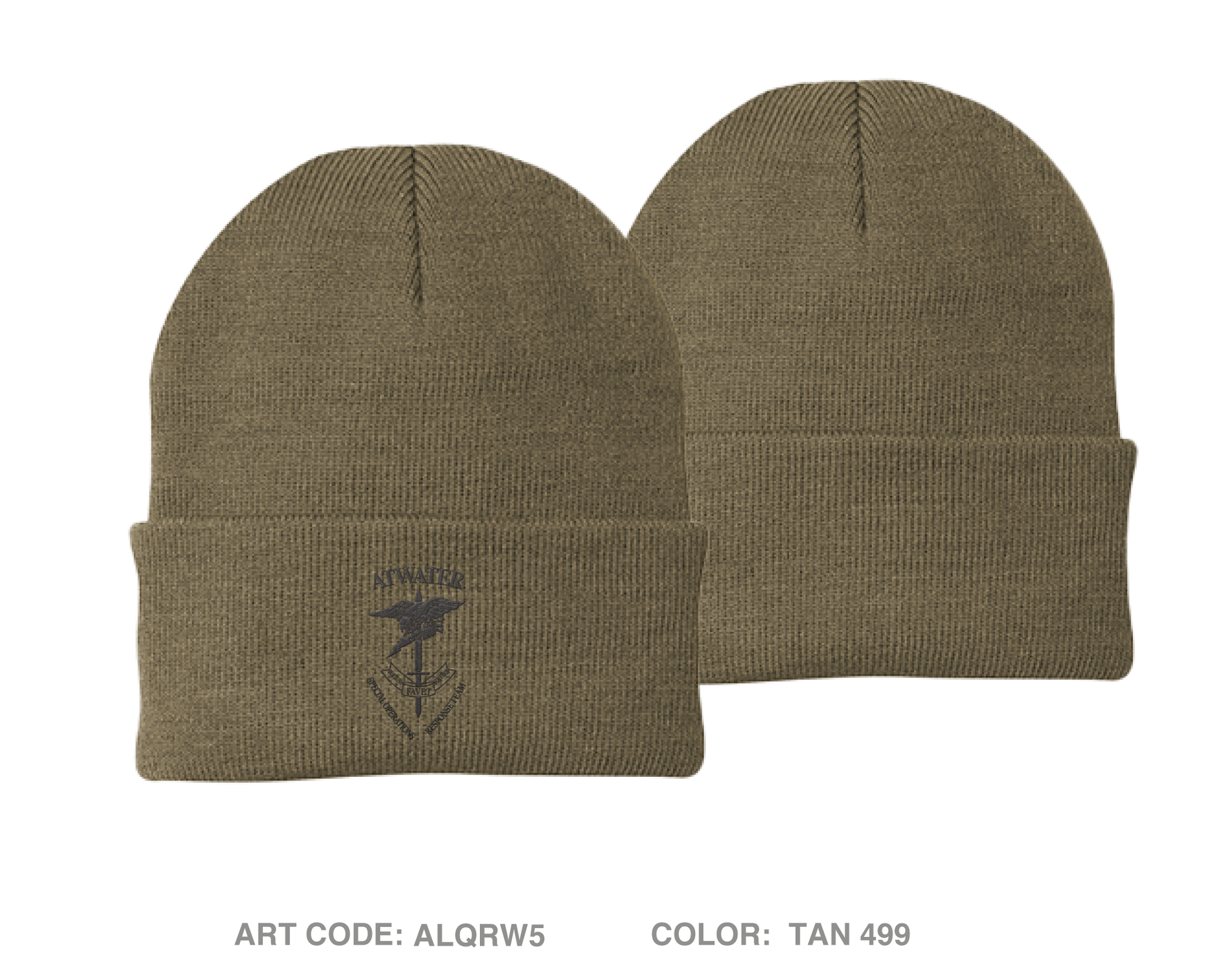 Atwater SORT Embroidered Knit Beanie - ZYC25b
