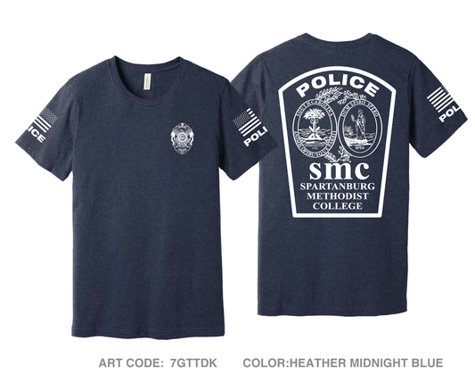 Spartanburg Methodist College Police Comfort Unisex Triblend SS Tee - 7GTTDK
