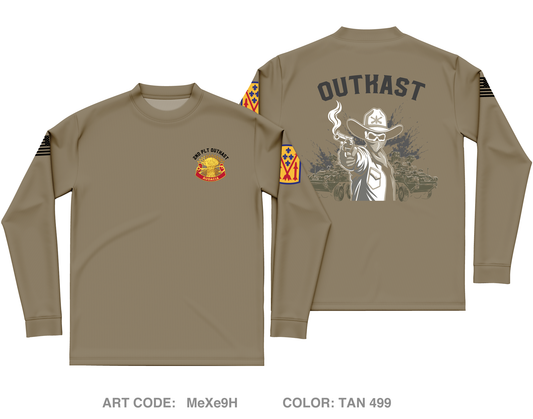 5-4 ADAR 2nd PLT ALPHA BTTRY Fundraising Collection Core Men's LS Performance Tee - MeXe9H